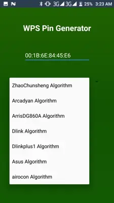 Wifi Extract android App screenshot 0