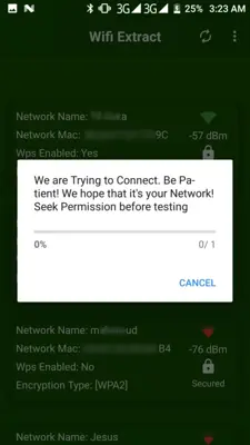 Wifi Extract android App screenshot 2